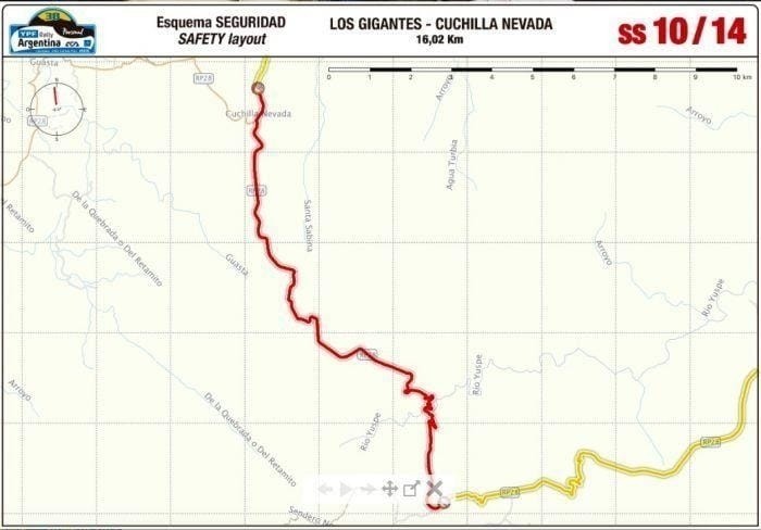 mapa Mataderos – Cuchilla Nevada